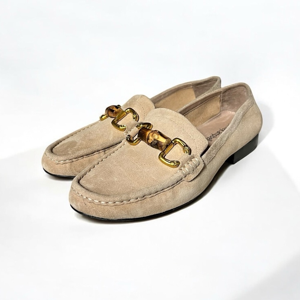 🌻NEW NWOT Jeffrey Campbell Suede Horse Bit Apprentice Loafer Women's Size 6